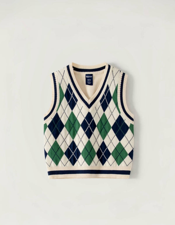 Little Gentleman Argyle Sweater Vest