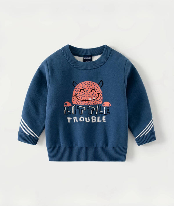 FunPlay Sweater Collection- "Little Trouble Monster" Sweater