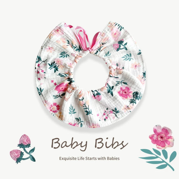 Gentle Embrace Baby Bib - Blooming Delight