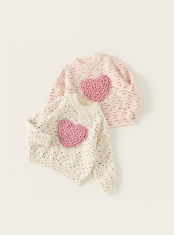 Sweet Heart Knit Sweater