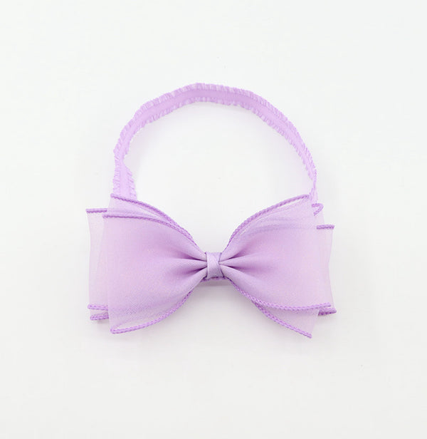 Violet Dream Chiffon Bow Hairband