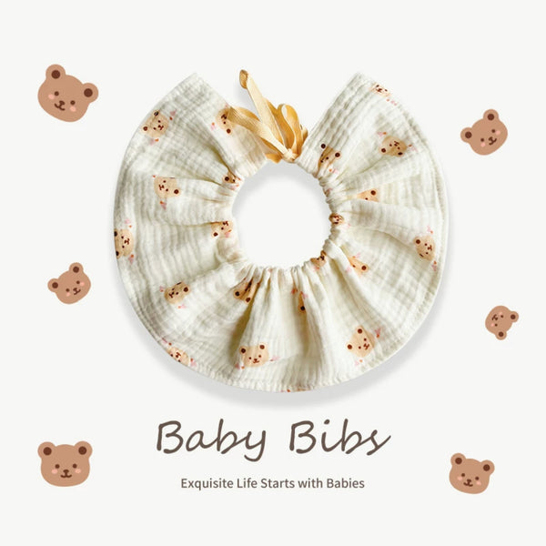 Gentle Embrace Baby Bib - Teddy Bear Whispers