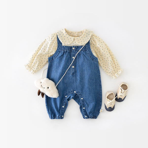 Charming Denim Overalls