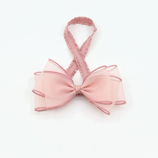 Blush Dream Chiffon Bow Hairband