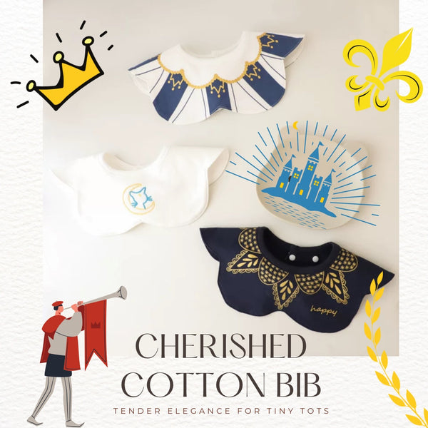 Cherished Cotton Bib Trio Set – Tiny Royals