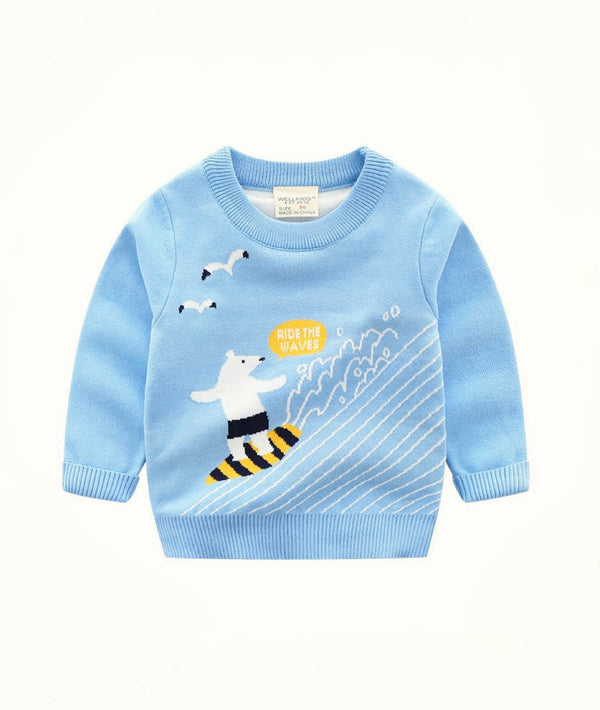 FunPlay Sweater Collection - “Wave Rider” Sweater