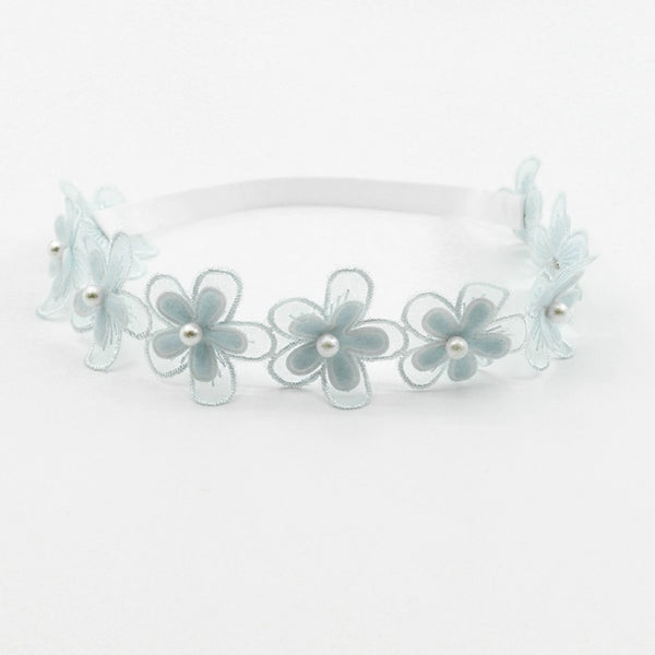 Pearlescent Chiffon Floral Grace Hairband