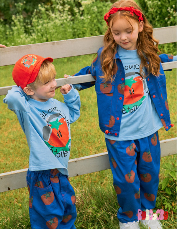 Tomato Star Sweatshirt Set