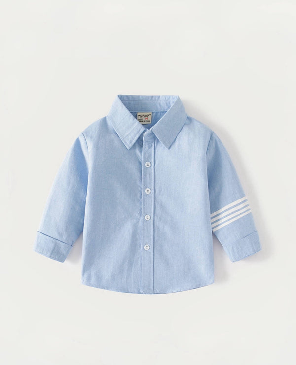 Artful Explorers -White Stripe Explorer Shirt