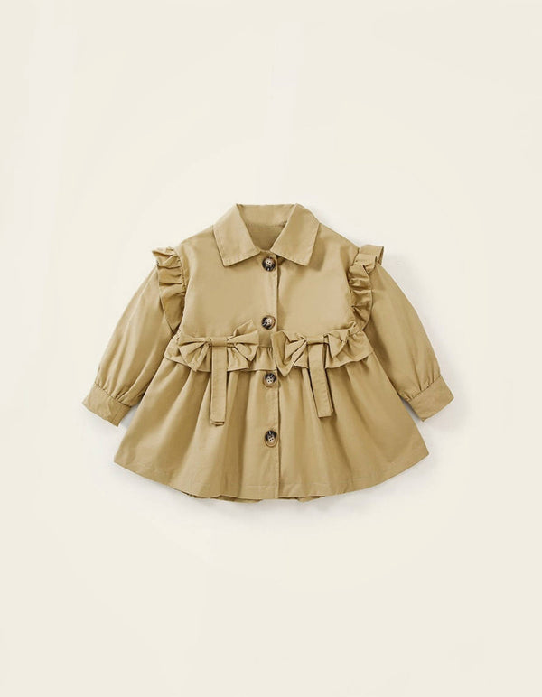 Dreamy Ruffle Trench Coat