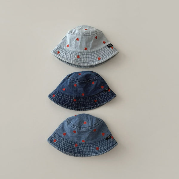 Sweetheart Denim Bucket Hat