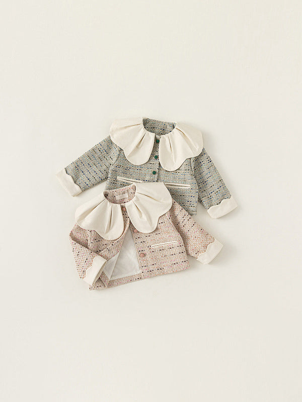 Petal Poise Tweed Jacket