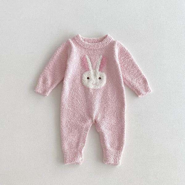 Cozy and Cute Bunny Fleece Jumpsuit