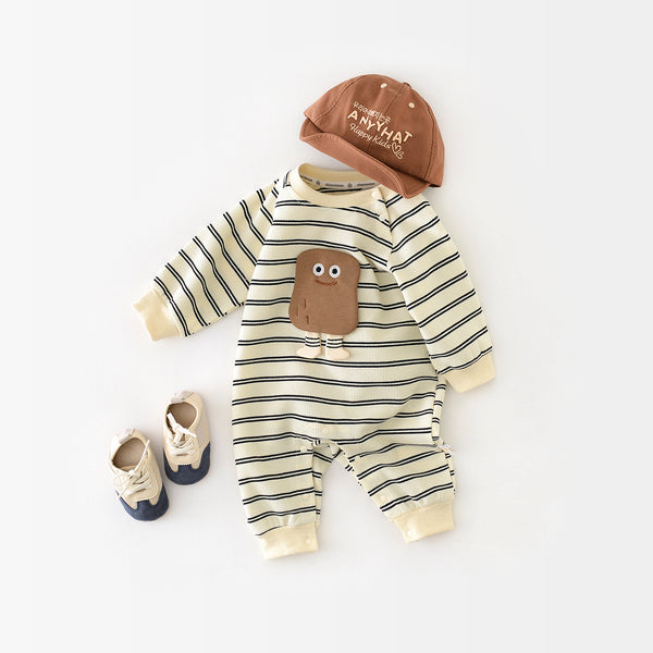 Little Spud Striped Jumpsuit