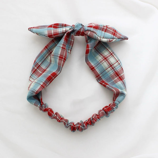 [Mommy & Me] Timeless Tartan Bow Headband (Sizes for Children & Adults)