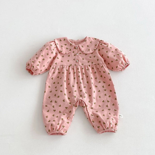 Lovely Pink Heart Jumpsuit