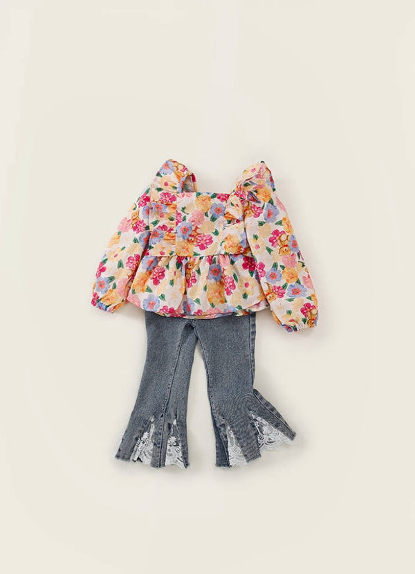 Blossom Denim Dream Set