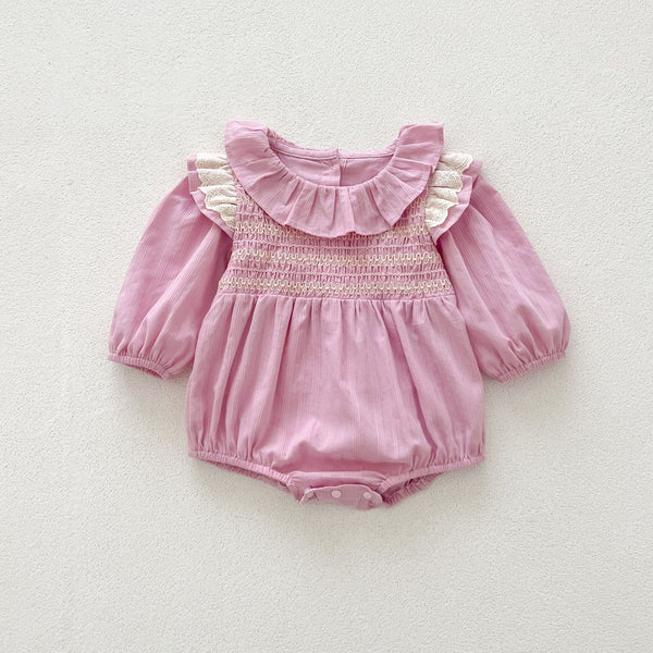 Dreamy Ruffle Smocking Romper