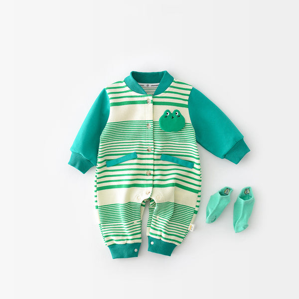 Frolic Frog Stripe Jumpsuit