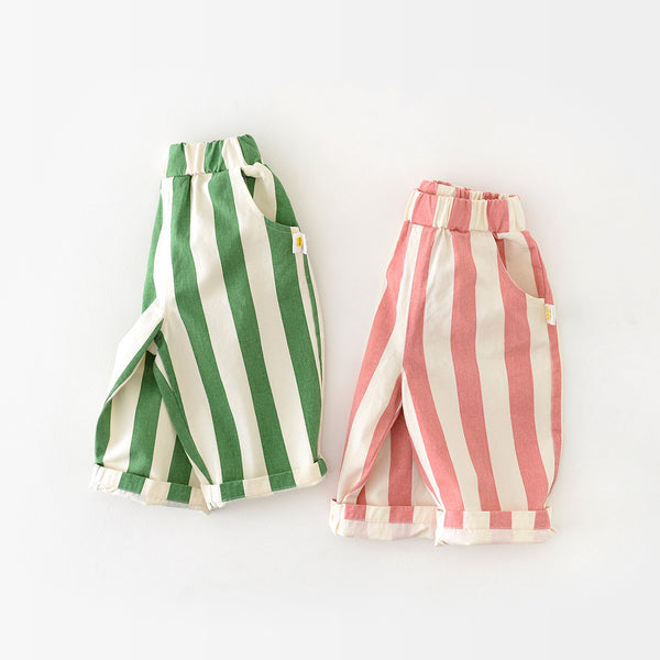 Vibrant Stripes Cotton Trousers