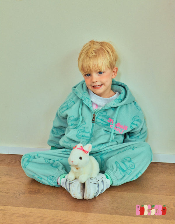 Je Suis Cool! Minty Casual Hoodie Set