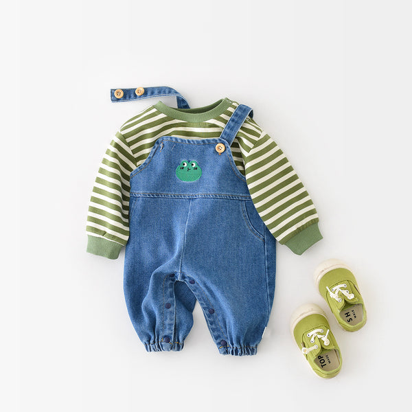 Froglet Denim Overalls