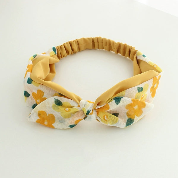 [Mommy & Me] Sunlit Blossom Bow Headband (Sizes for Children & Adults)