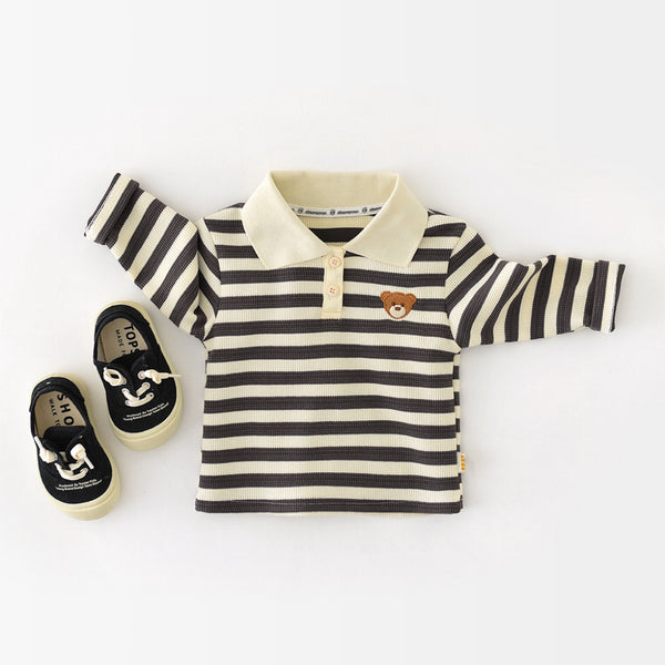 Teddy Striped Polo Shirt