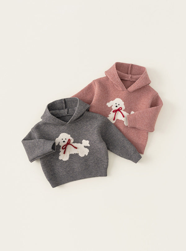 Fluffy Poodle Knit Hoodie