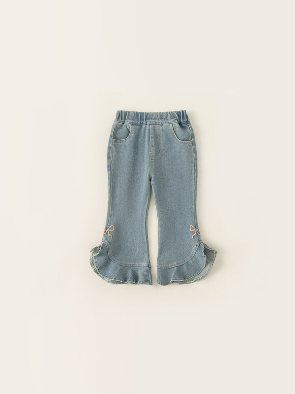 Sweet Girl Flared Denim Pants