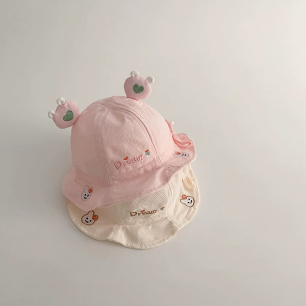 Bunny Whimsy Heart-Eared Sun Hat