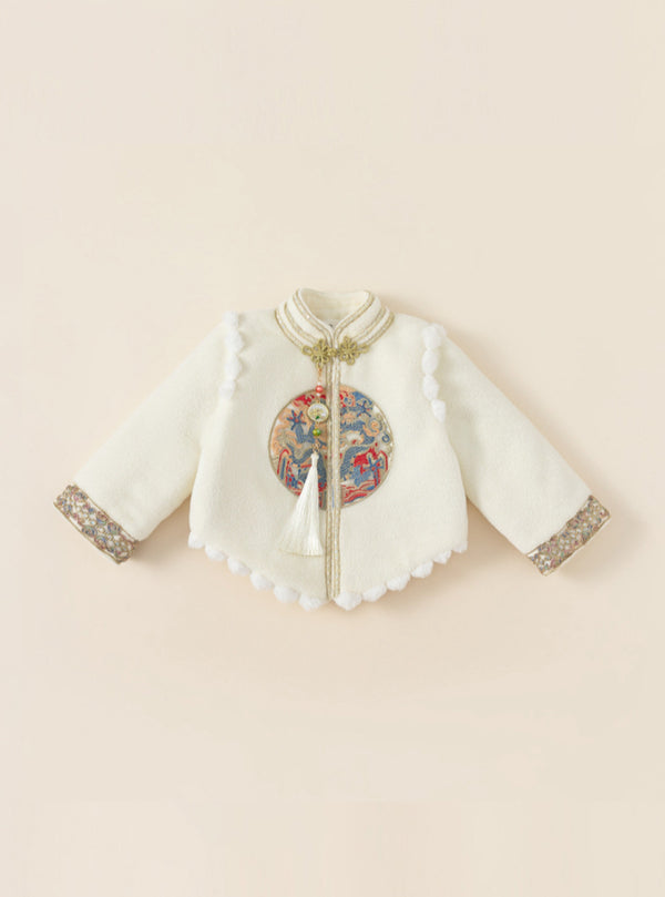 Snow-Reflecting Dragon Embroidery Coat