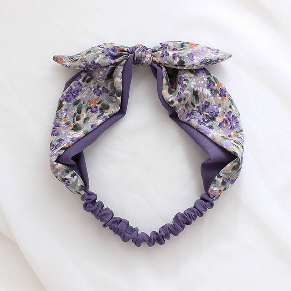 [Mommy & Me] Floral Elegance Bow Headband (Sizes for Children & Adults)