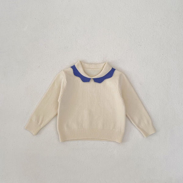 Playful Wave Knit Sweater