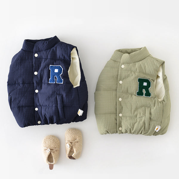 Stylish Letter "R" Boys' Vest