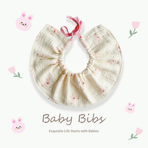 Gentle Embrace Baby Bib - Bunny Blossom