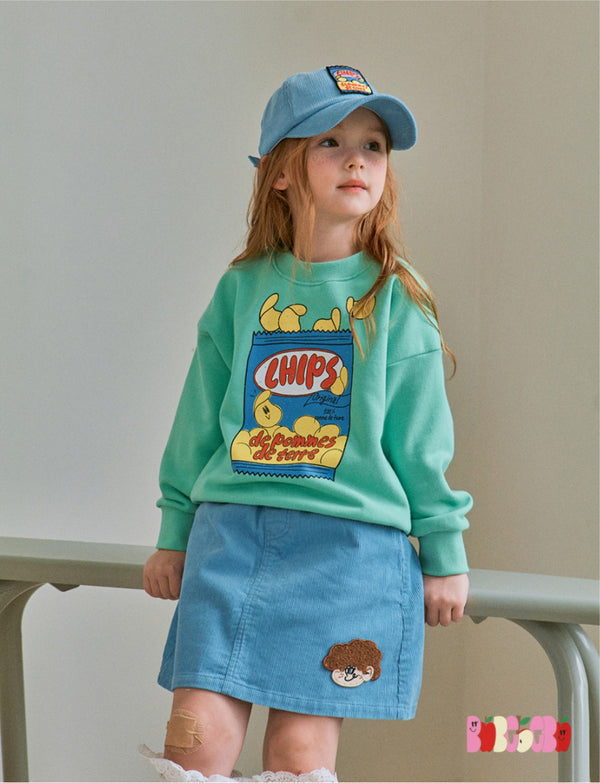 Playful Chips Girl Corduroy Set