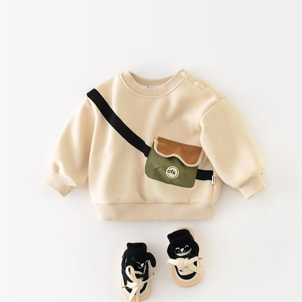 Mini Explorer Fleece-Lined Sweatshirt