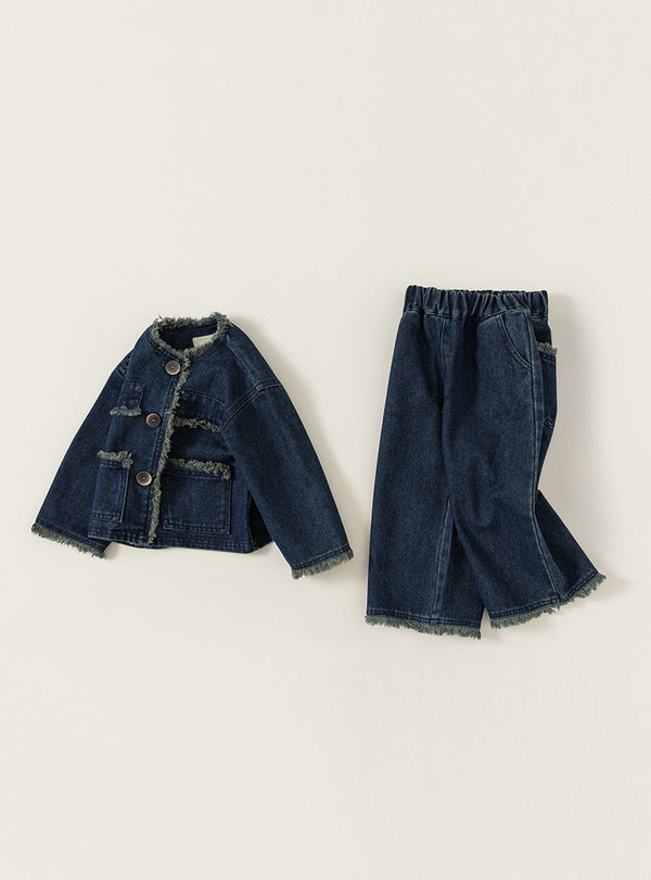 Vintage Fringe Denim Set