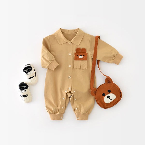 Little Bear Adventure Jumpsuit Set