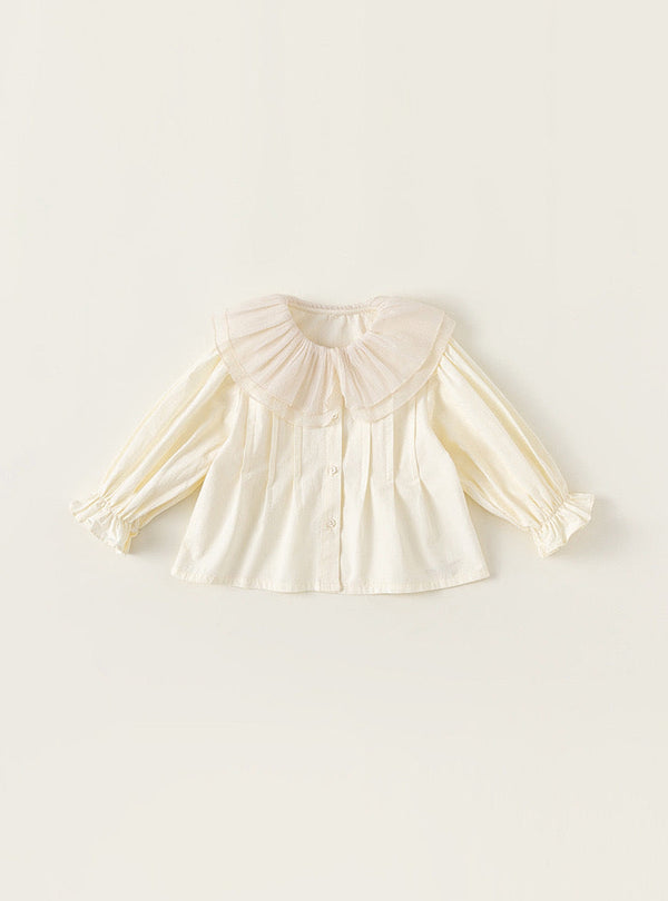 Petal Embrace Chiffon Blouse