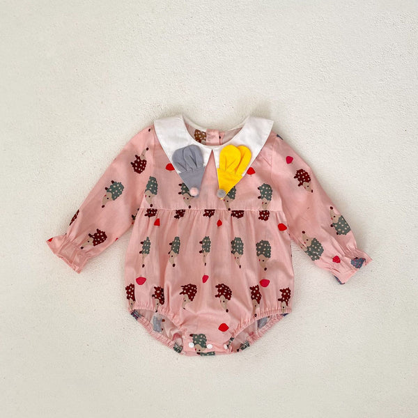 Playful Hedgehog Romper